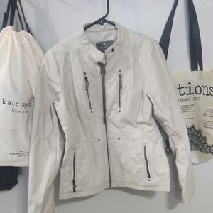 Vanity Off-White Women's Leather Jacket